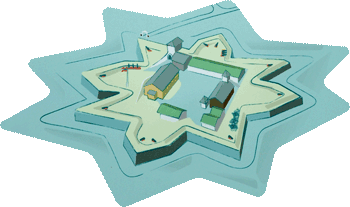 Plan derVard�husfestung