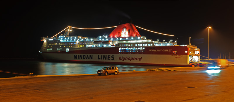 Minoan Lines in Patras