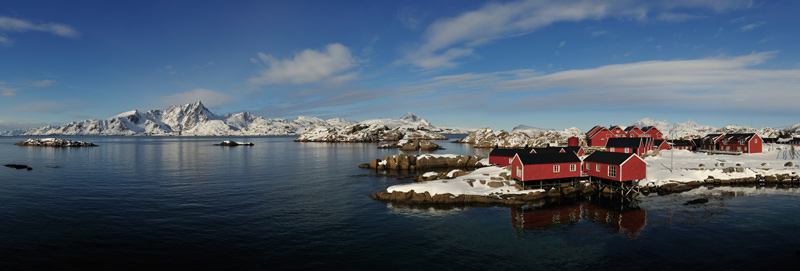 Rorbuerhtten auf den Lofoten