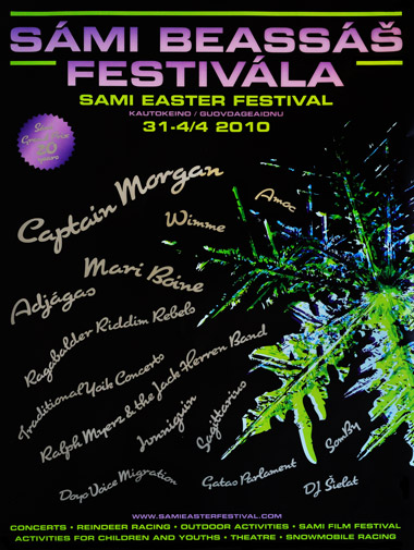 Plakat Sami Easter Festival 2010