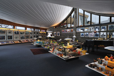 Ausstellungsrume in Juhls Silvergallery