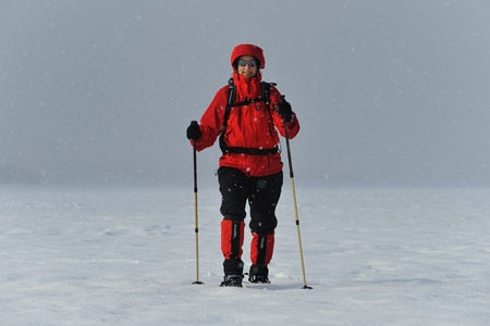 Schneeschuhwanderung am Inarisee