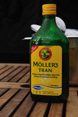 Lebertranflasche