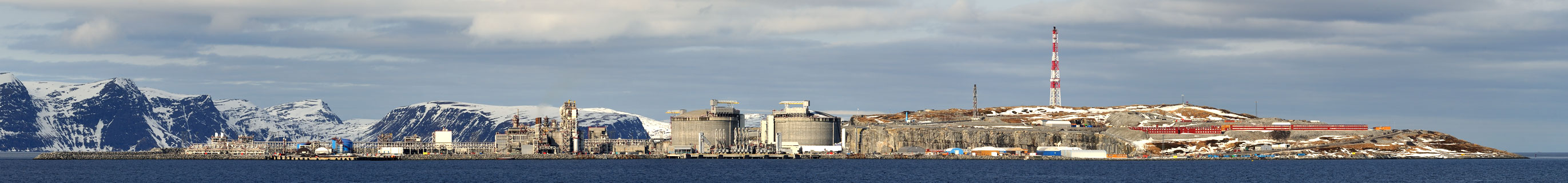 LNG gasterminal Melkya, Hammerfest, Norway