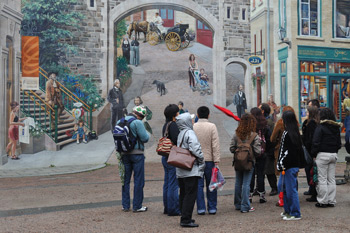 La Fresque des Qu�b�cois - Wandgem�lde "Die Quebecer B�rger"
