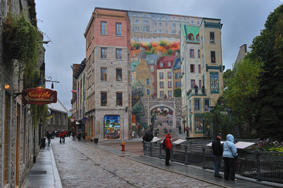 La Fresque des Qu�b�cois - Wandgem�lde "Die Quebecer B�rger"
