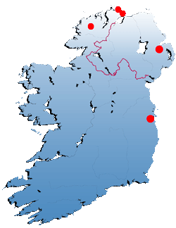 Landkarte Irland