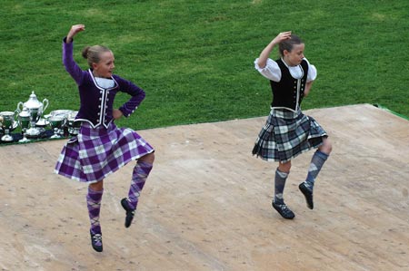 Tänzerinnen, Highlandgames Portree